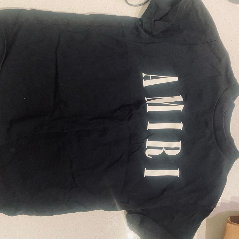 AMIRI Black Cotton Garment